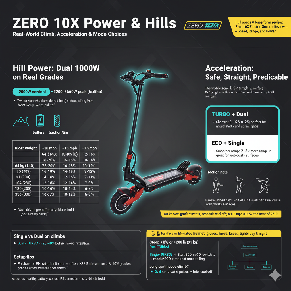 Zero 10X Hill Climb Test: Real Power on Steep Grades