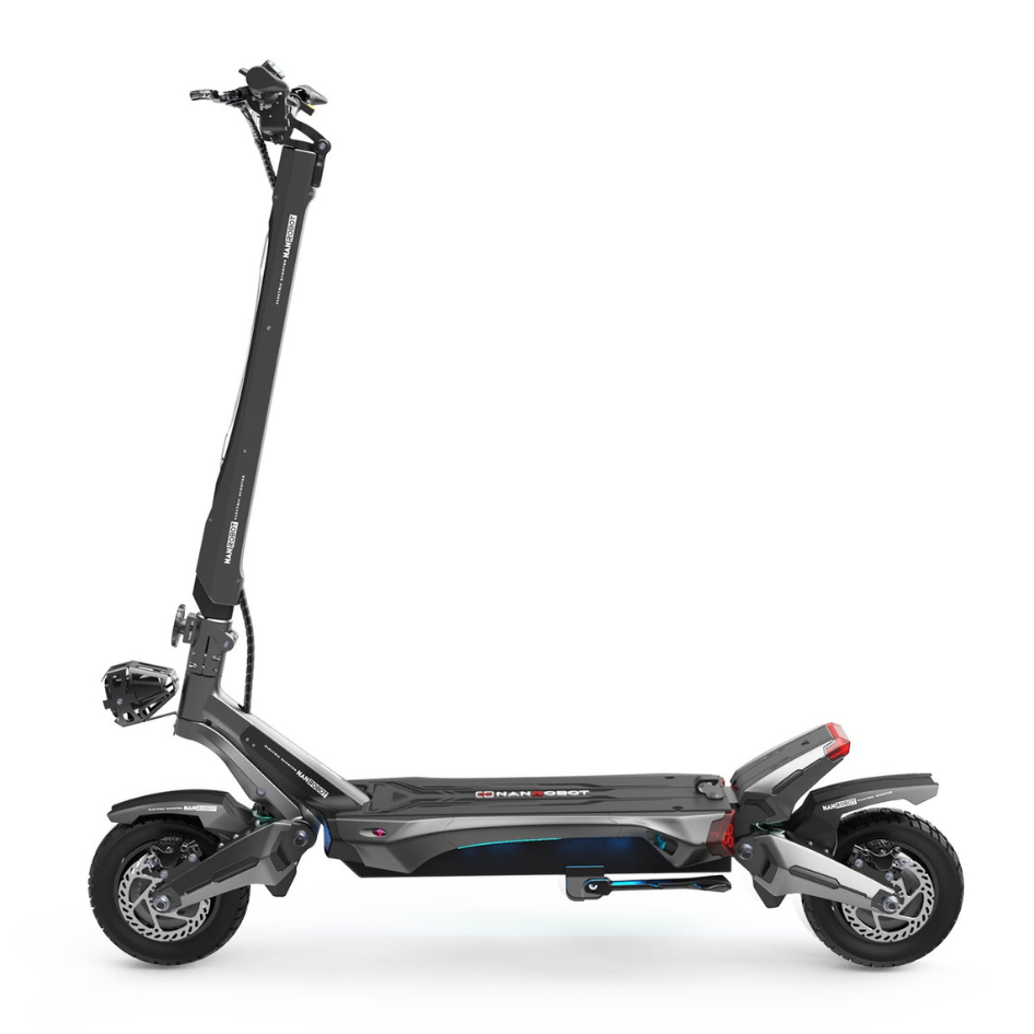 Nanrobot N6 dual-motor electric scooter speeding at 40 mph