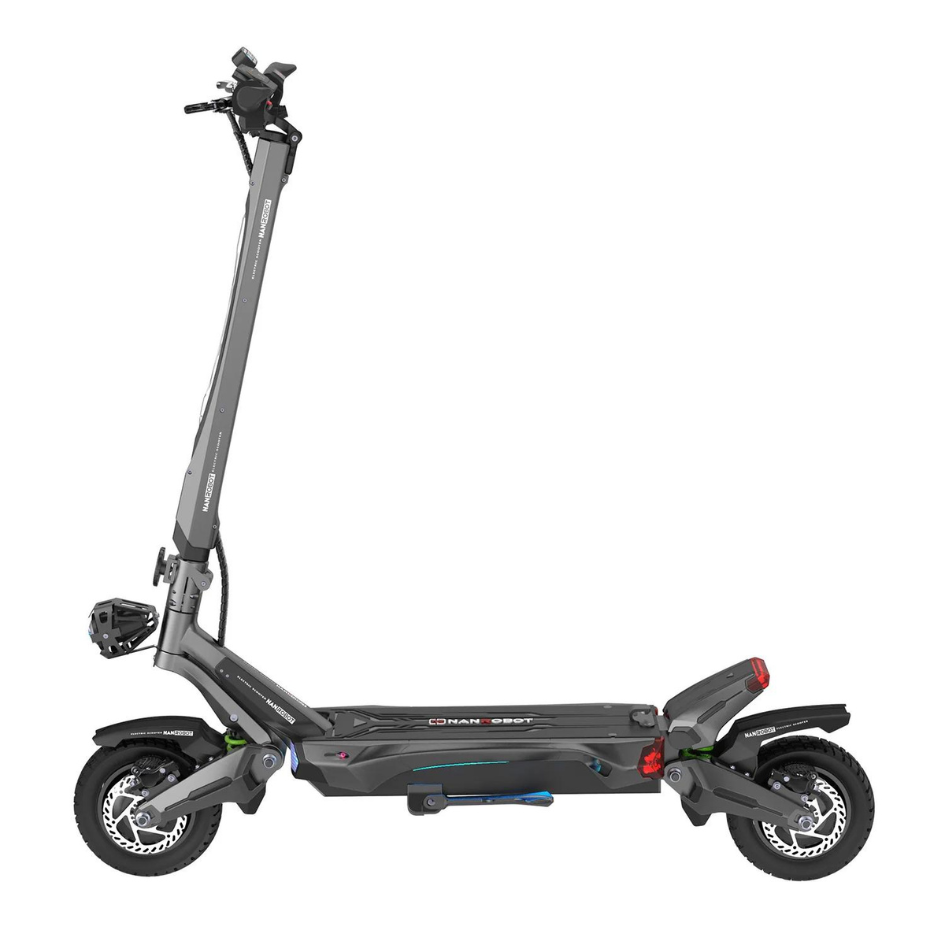Nanrobot N6 2000W electric scooter zooming on the pavement at 40 mph